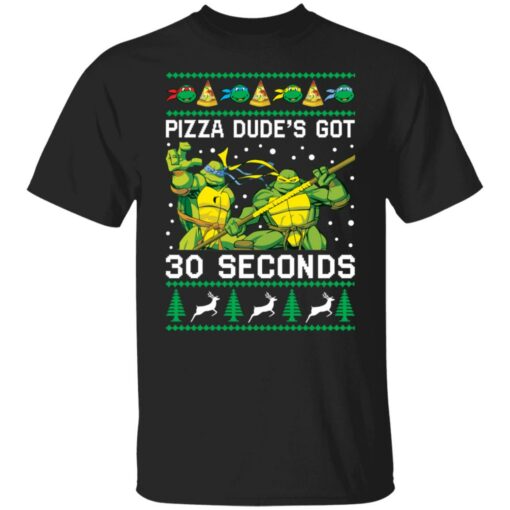 Pizza dude’s got 30 seconds Ninja Turtles Christmas sweater $19.95