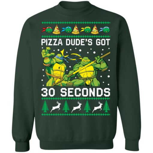 Pizza dude’s got 30 seconds Ninja Turtles Christmas sweater $19.95