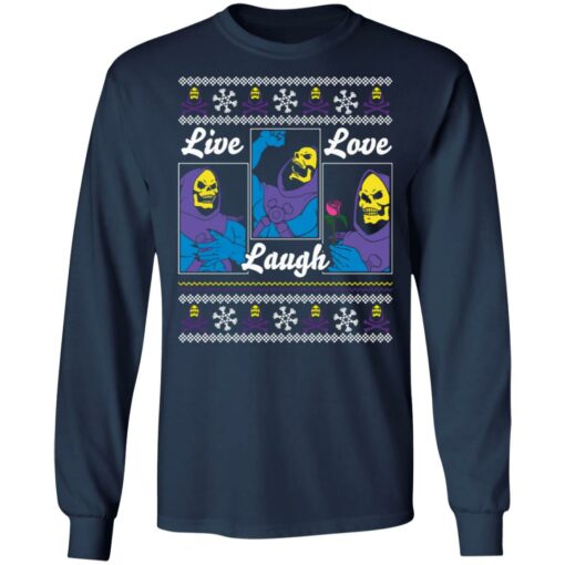 Death live laugh love Christmas sweater $19.95