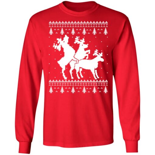 Reindeer Humping Unisex Christmas sweater $19.95 redirect10062021061018 1