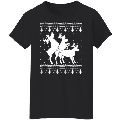 Reindeer Humping Unisex Christmas sweater $19.95