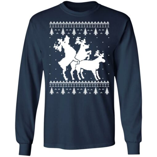 Reindeer Humping Unisex Christmas sweater $19.95