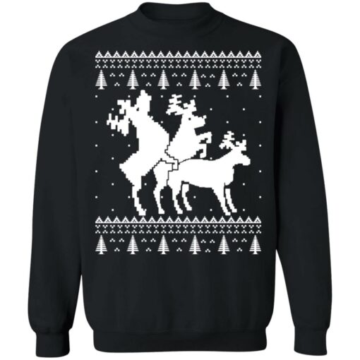 Reindeer Humping Unisex Christmas sweater $19.95 redirect10062021061018 5