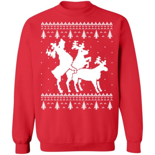Reindeer Humping Unisex Christmas sweater $19.95 redirect10062021061018 7