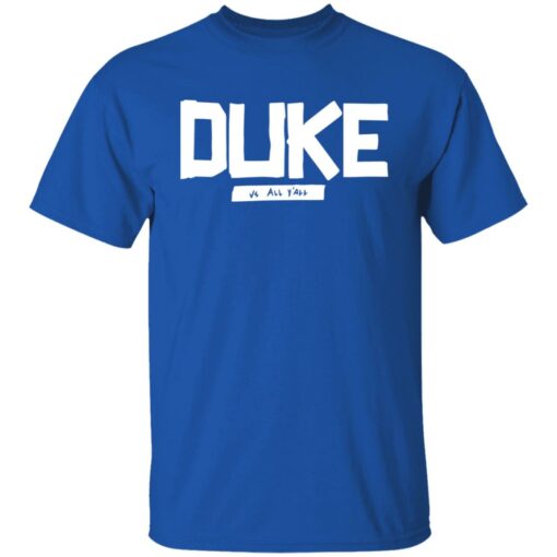 Duke vs all y'all shirt $19.95