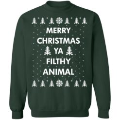 Merry Christmas ya filthy animal Christmas sweater $19.95
