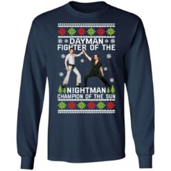 Dayman fighter of the nightman champion of the sun Christmas sweater $19.95