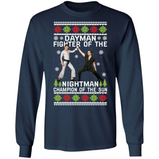 Dayman fighter of the nightman champion of the sun Christmas sweater $19.95