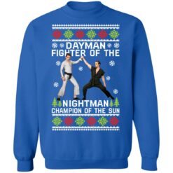 Dayman fighter of the nightman champion of the sun Christmas sweater $19.95