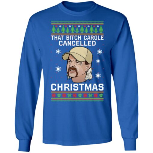 Joe Exotic that bitch carole cancelled Christmas sweater $19.95