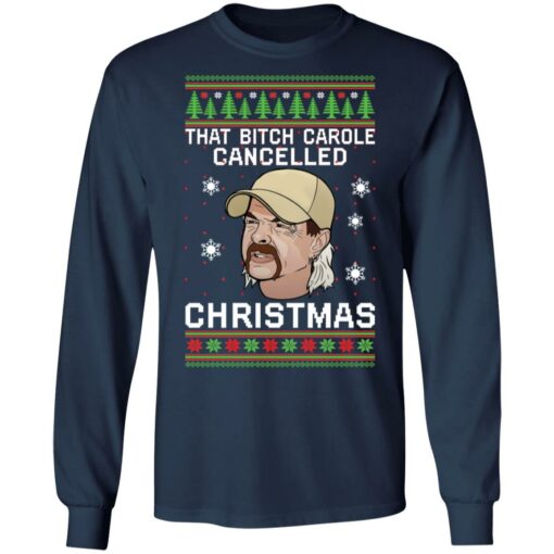 Joe Exotic that bitch carole cancelled Christmas sweater $19.95