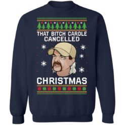 Joe Exotic that bitch carole cancelled Christmas sweater $19.95