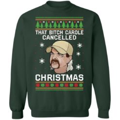 Joe Exotic that bitch carole cancelled Christmas sweater $19.95 redirect10072021071040 8