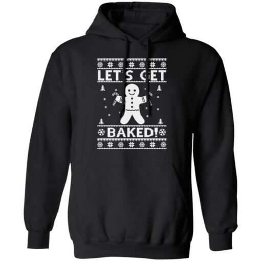 Gingerbread man let's get baked Christmas sweater $19.95