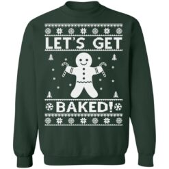 Gingerbread man let's get baked Christmas sweater $19.95