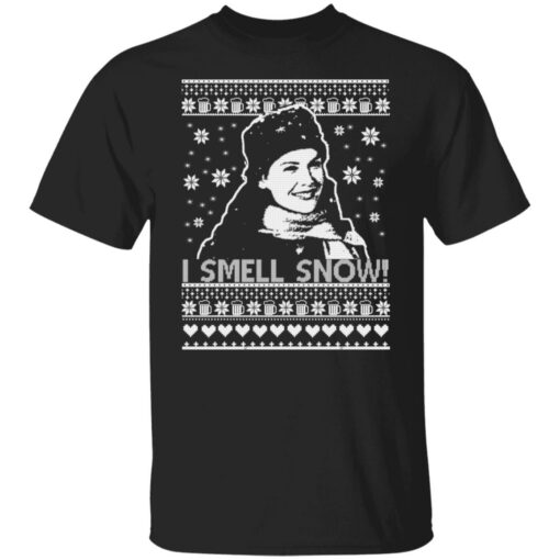 Lorelai Gilmore i smell snow Christmas sweater $19.95 redirect10072021211054 10