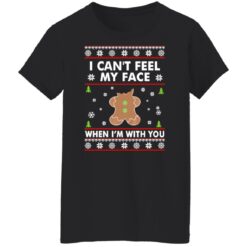 Gingerbread man i can feel my face when i'm with you Christmas sweater $19.95