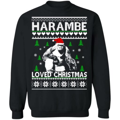 Harambe loved Christmas sweater $19.95