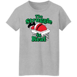 Santa Claus the struggle is real Christmas sweater $19.95