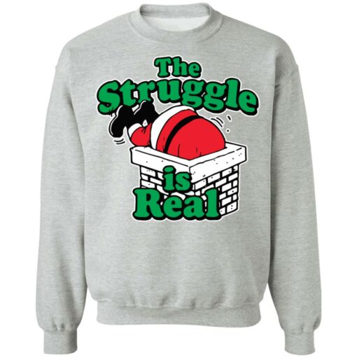 Santa Claus the struggle is real Christmas sweater $19.95