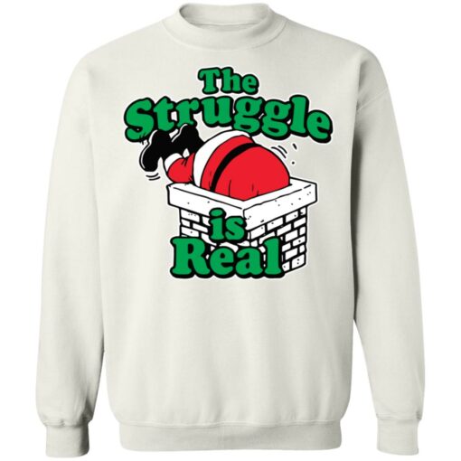 Santa Claus the struggle is real Christmas sweater $19.95