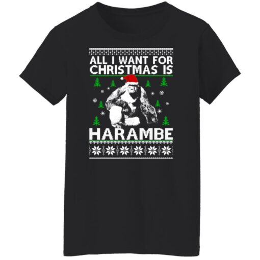 All i want for Christmas harambe Christmas sweater $19.95