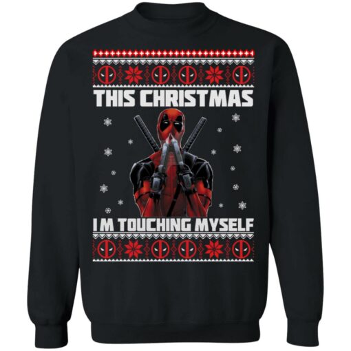 Deadpool this Christmas im touching myself Christmas sweater $19.95
