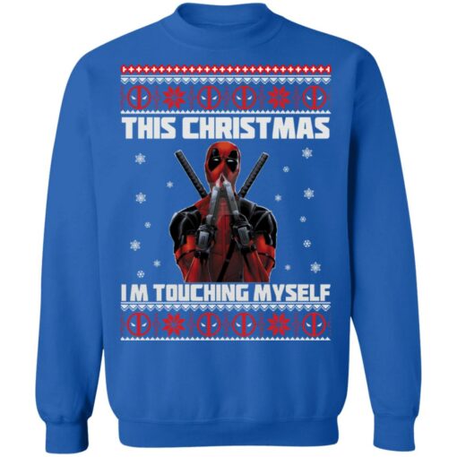 Deadpool this Christmas im touching myself Christmas sweater $19.95