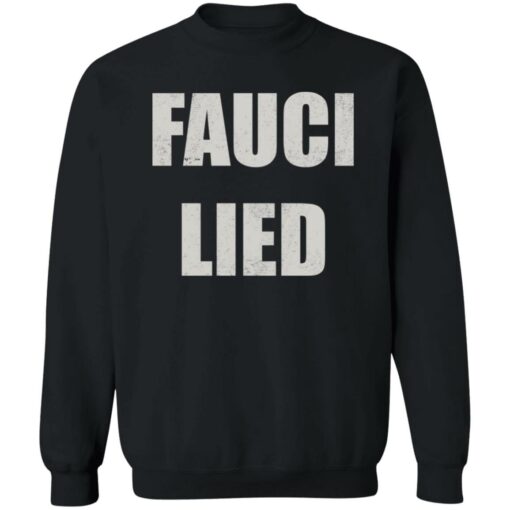 Jack Posobiec Fauci lied shirt $19.95