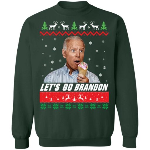 Biden Let's go Brandon Christmas sweater $19.95