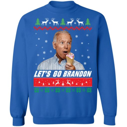 Biden Let's go Brandon Christmas sweater $19.95