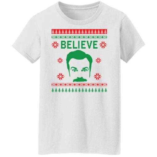 Ted Lasso believe Christmas sweater $19.95