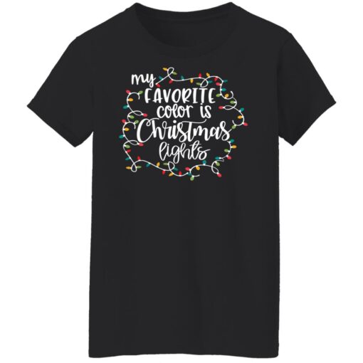 My favourite color is Christmas lights Christmas sweater $19.95
