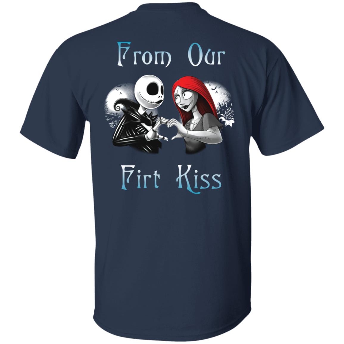 Jack Skellington and Sally from our first kiss couple shirt Jack Skellington and Sally from our first kiss couple shirt $24.95