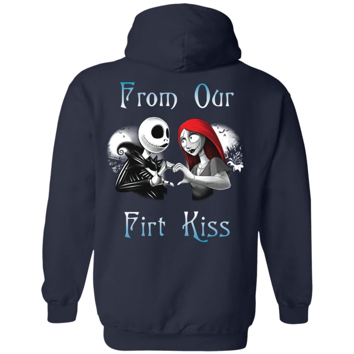 Jack Skellington and Sally from our first kiss couple shirt Jack Skellington and Sally from our first kiss couple shirt $24.95