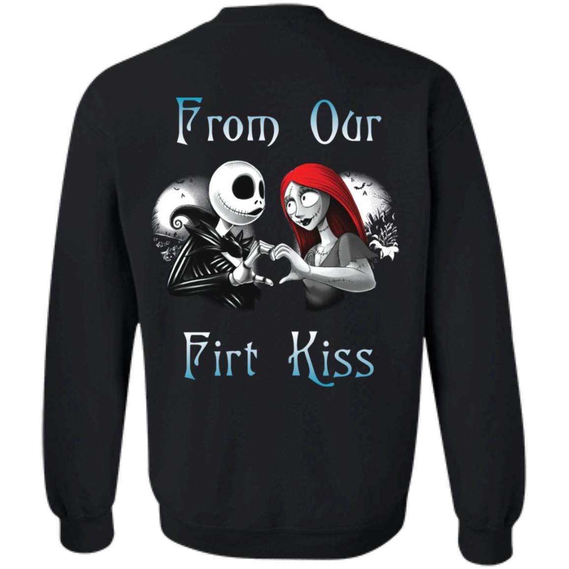 Jack Skellington and Sally from our first kiss couple shirt Jack Skellington and Sally from our first kiss couple shirt $24.95