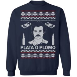 Pablo Escobar narcos plata O Plomo Christmas sweater $19.95