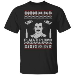 Pablo Escobar narcos plata O Plomo Christmas sweater $19.95