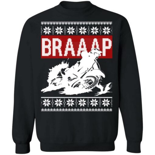 Braaap Motocross Ugly Christmas sweater $19.95 redirect10132021021041 2