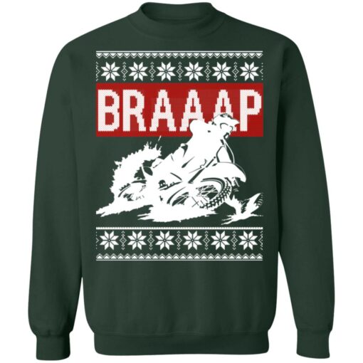 Braaap Motocross Ugly Christmas sweater $19.95 redirect10132021021041 4
