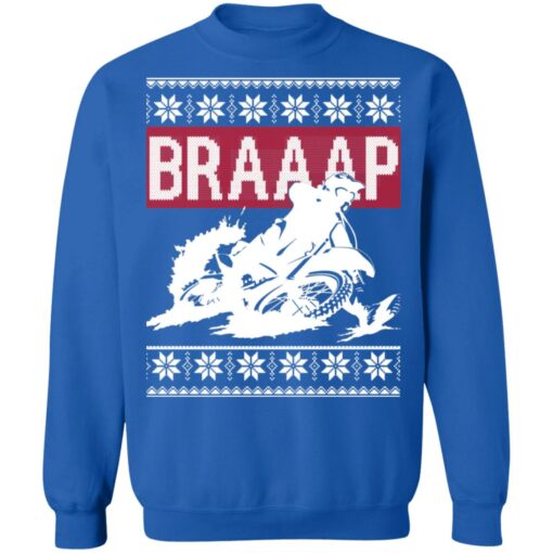 Braaap Motocross Ugly Christmas sweater $19.95 redirect10132021021041 5