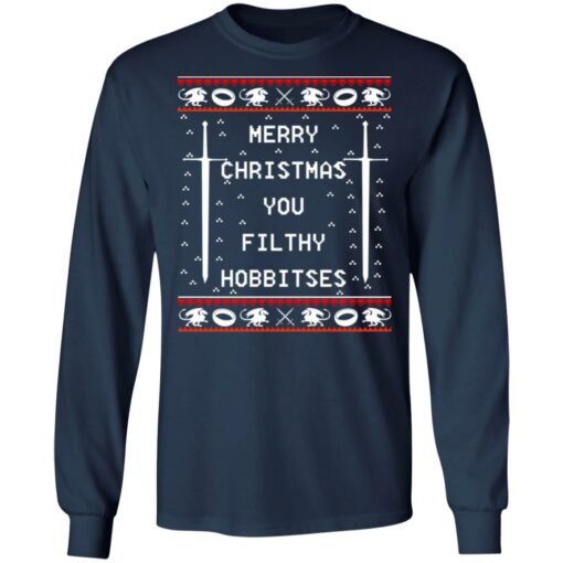 Merry Christmas you filthy hobbitses Christmas sweater $19.95