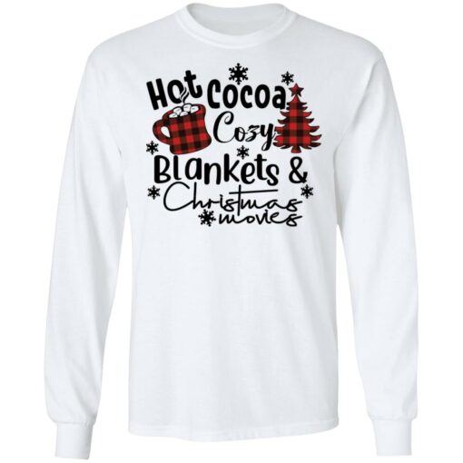 Hot cocoa cozy blankets Christmas movies Christmas sweatshirt $19.95
