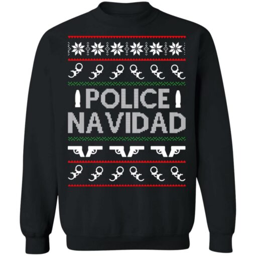 Police navidad Christmas sweater $19.95