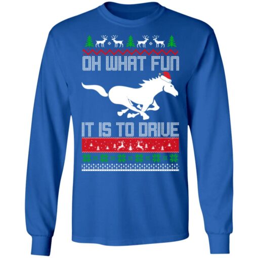 Horse Oh what fun it is to drive sweater $19.95 redirect10152021041001 1