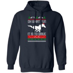 Horse Oh what fun it is to drive sweater $19.95