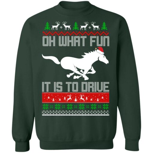 Horse Oh what fun it is to drive sweater $19.95 redirect10152021041002 5