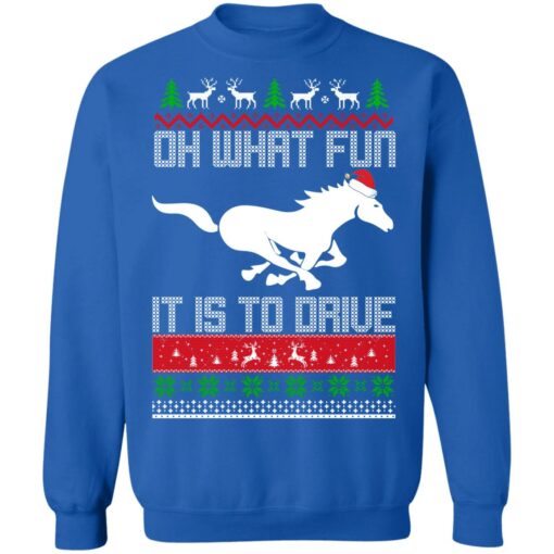 Horse Oh what fun it is to drive sweater $19.95