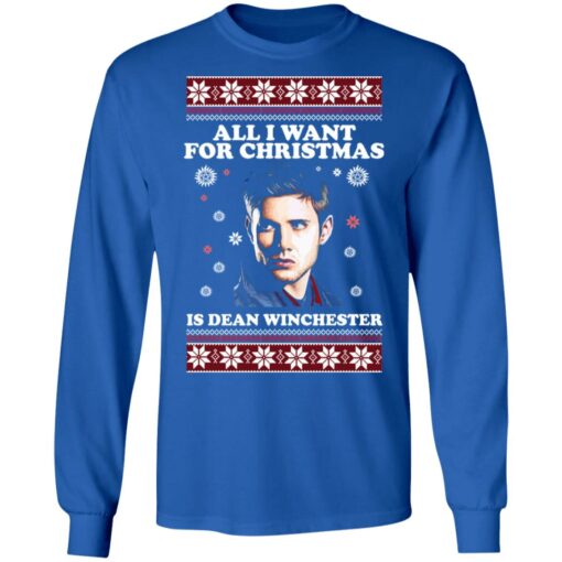 All i want for christmas is dean winchester Christmas sweater $19.95 redirect10152021051054 1