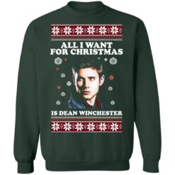 All i want for christmas is dean winchester Christmas sweater $19.95 redirect10152021051054 8